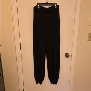 Misha + Puff Merino Wool Joggers in Charcoal Grey.